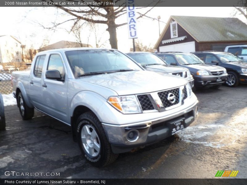 Radiant Silver / Steel 2008 Nissan Frontier SE Crew Cab 4x4