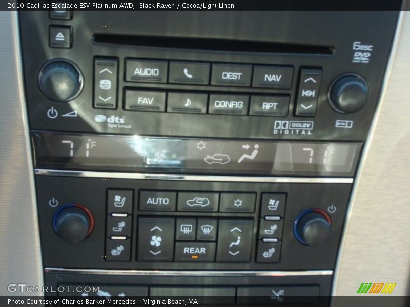 Black Raven / Cocoa/Light Linen 2010 Cadillac Escalade ESV Platinum AWD