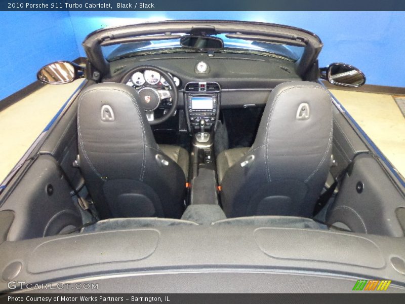 Black / Black 2010 Porsche 911 Turbo Cabriolet