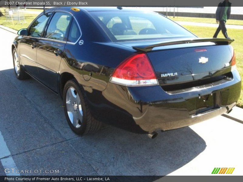 Black / Ebony Black 2007 Chevrolet Impala SS