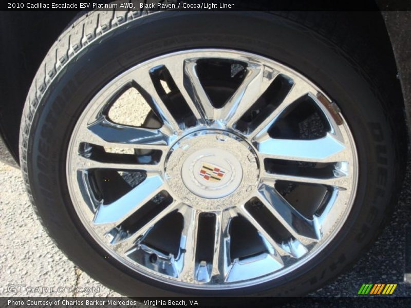 Black Raven / Cocoa/Light Linen 2010 Cadillac Escalade ESV Platinum AWD