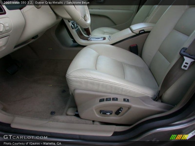 Oyster Gray Metallic / Sandstone Beige 2007 Volvo S80 3.2