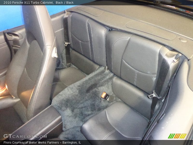 Black / Black 2010 Porsche 911 Turbo Cabriolet
