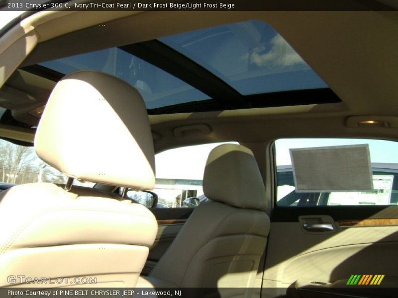 Ivory Tri-Coat Pearl / Dark Frost Beige/Light Frost Beige 2013 Chrysler 300 C