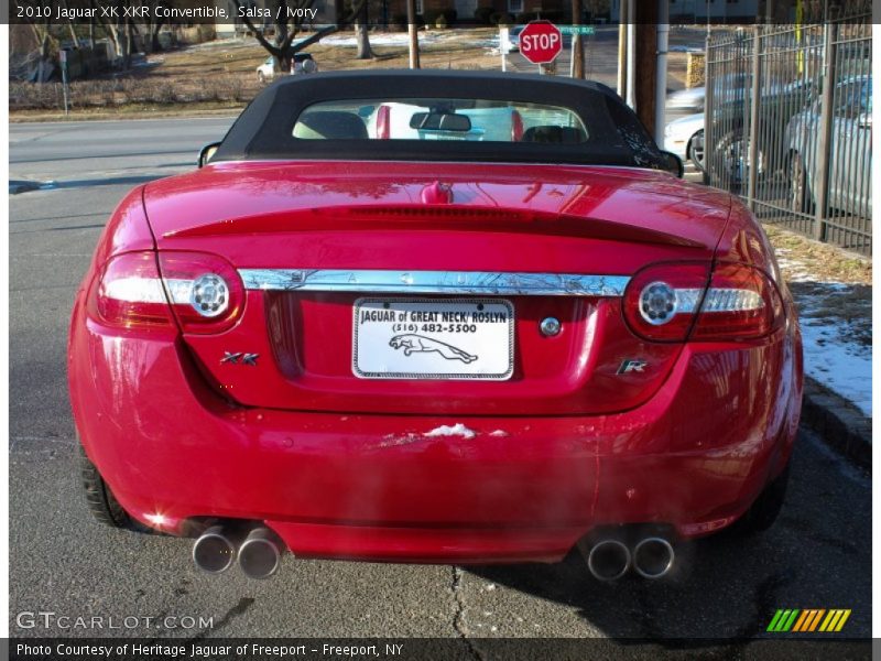 Salsa / Ivory 2010 Jaguar XK XKR Convertible