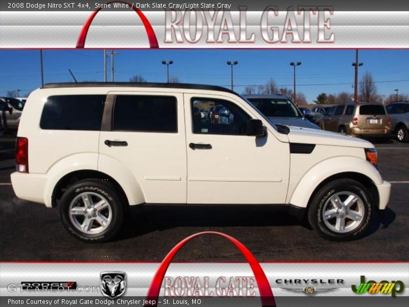 Stone White / Dark Slate Gray/Light Slate Gray 2008 Dodge Nitro SXT 4x4