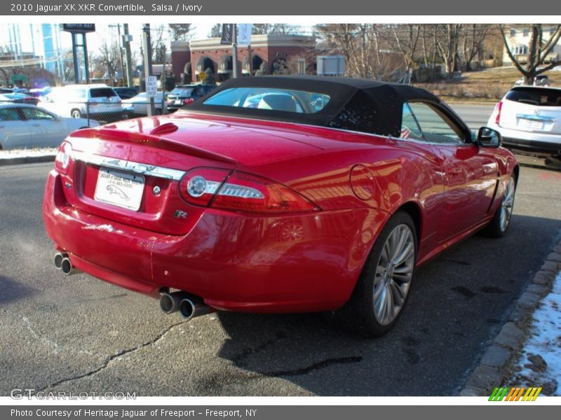 Salsa / Ivory 2010 Jaguar XK XKR Convertible