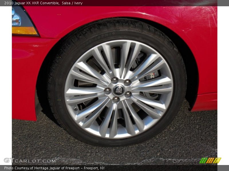 Salsa / Ivory 2010 Jaguar XK XKR Convertible