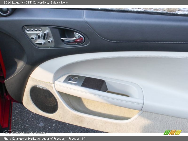 Salsa / Ivory 2010 Jaguar XK XKR Convertible