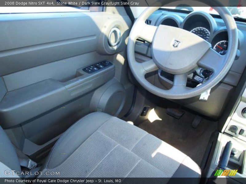 Stone White / Dark Slate Gray/Light Slate Gray 2008 Dodge Nitro SXT 4x4