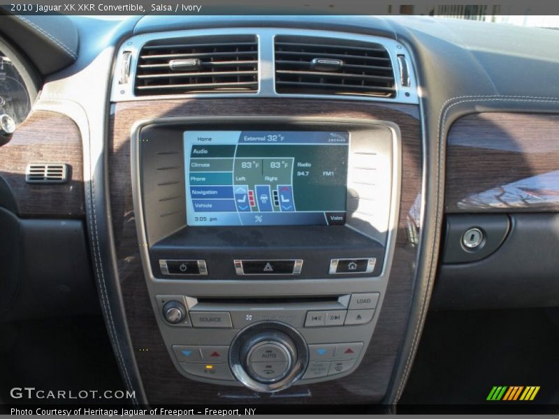 Salsa / Ivory 2010 Jaguar XK XKR Convertible