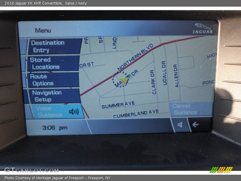 Salsa / Ivory 2010 Jaguar XK XKR Convertible