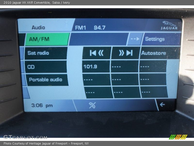 Salsa / Ivory 2010 Jaguar XK XKR Convertible