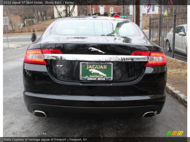 Ebony Black / Barley 2010 Jaguar XF Sport Sedan