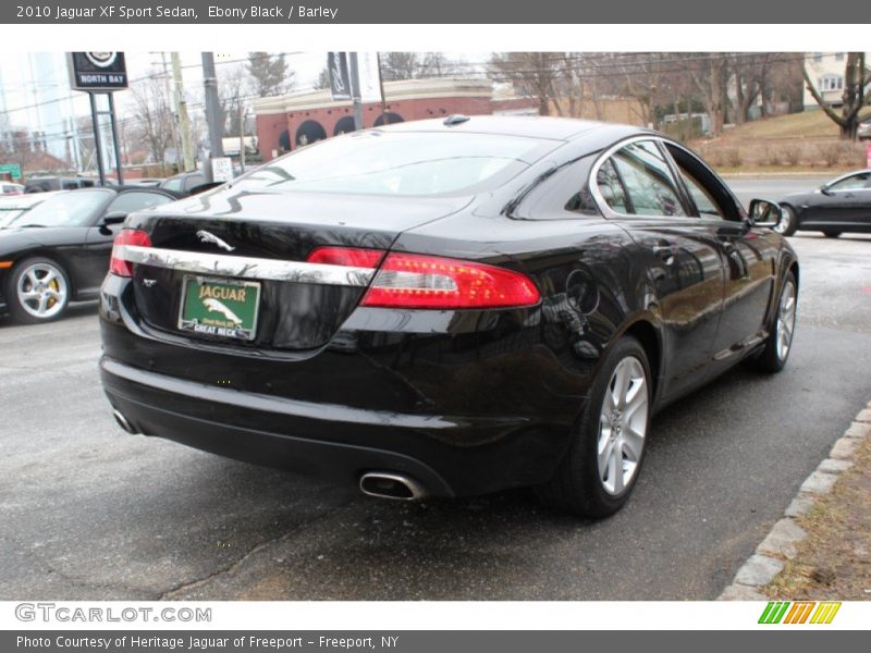 Ebony Black / Barley 2010 Jaguar XF Sport Sedan