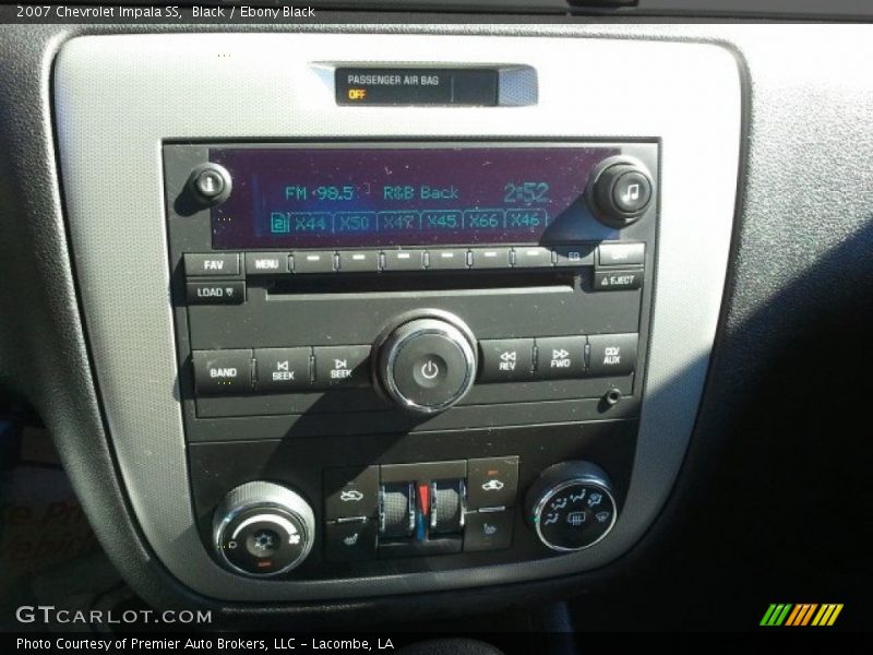 Controls of 2007 Impala SS