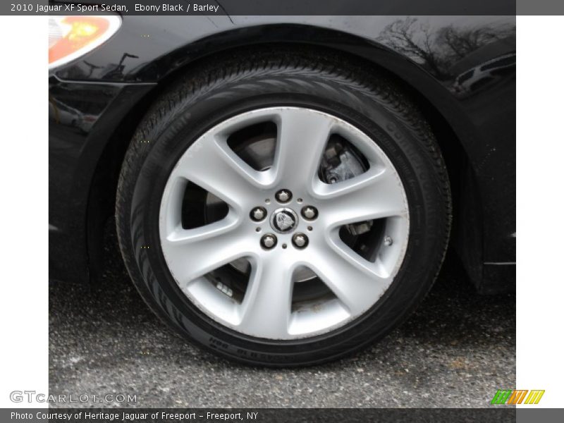 Ebony Black / Barley 2010 Jaguar XF Sport Sedan