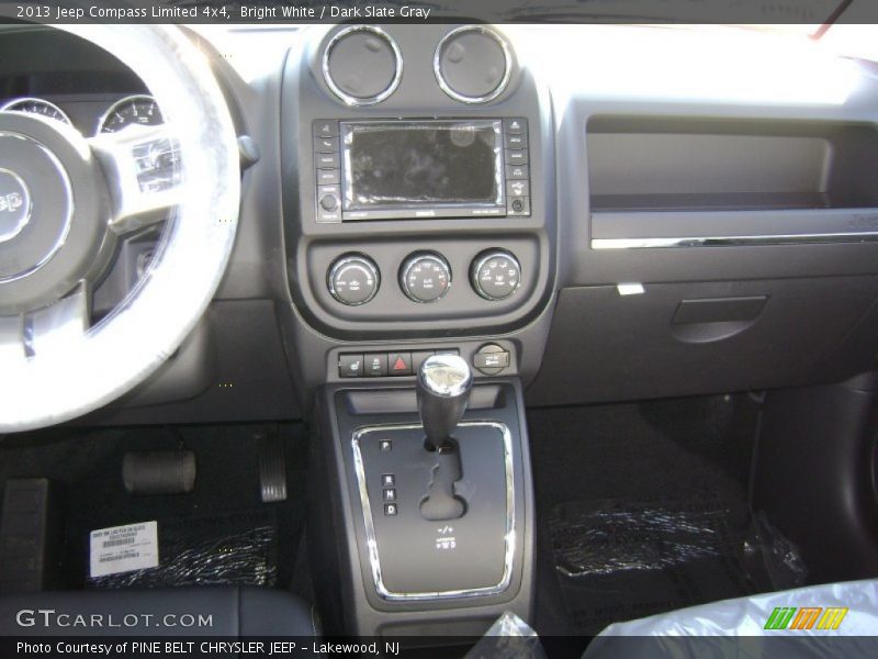 Bright White / Dark Slate Gray 2013 Jeep Compass Limited 4x4