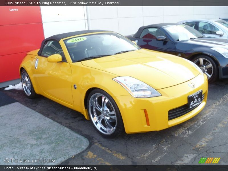 Ultra Yellow Metallic / Charcoal 2005 Nissan 350Z Touring Roadster