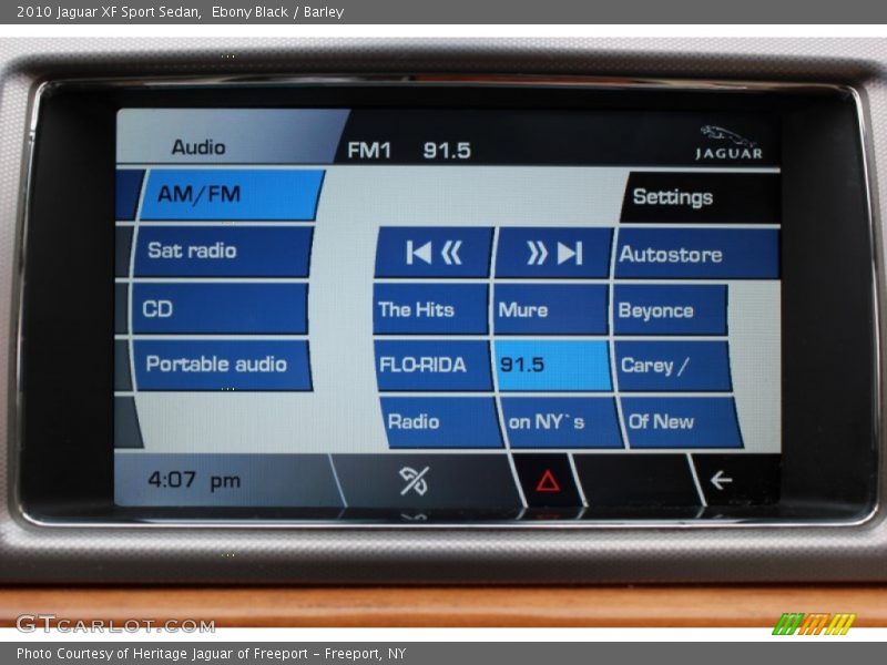 Ebony Black / Barley 2010 Jaguar XF Sport Sedan