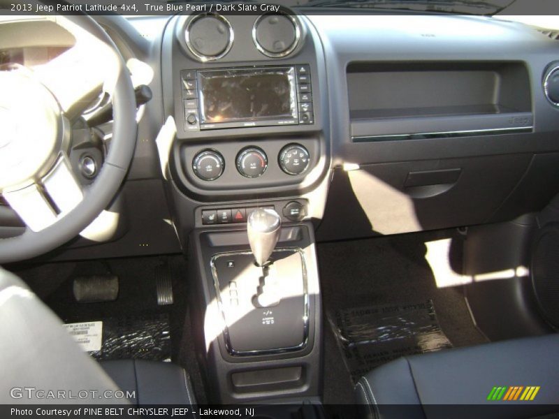 True Blue Pearl / Dark Slate Gray 2013 Jeep Patriot Latitude 4x4