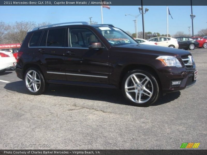 Cuprite Brown Metallic / Almond/Black 2011 Mercedes-Benz GLK 350