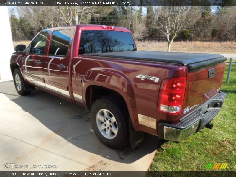  2009 Sierra 1500 SLE Crew Cab 4x4 Sonoma Red Metallic