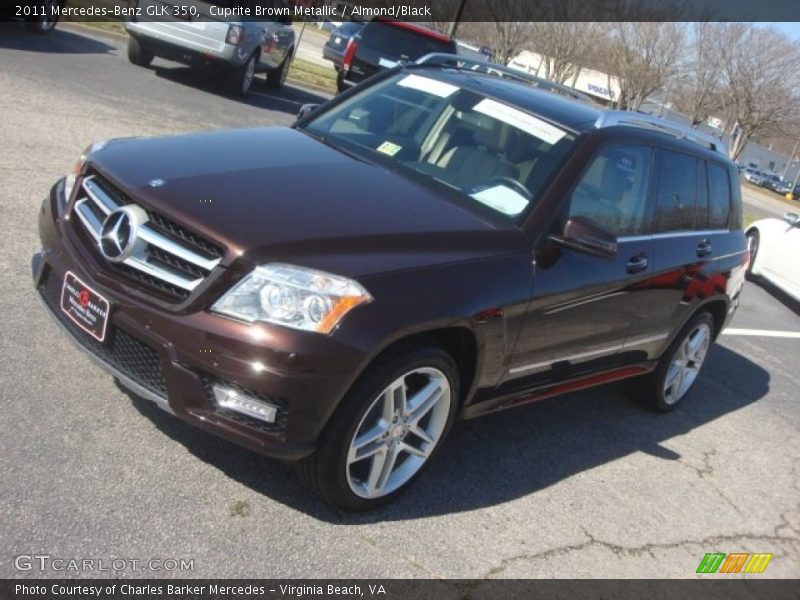 Cuprite Brown Metallic / Almond/Black 2011 Mercedes-Benz GLK 350