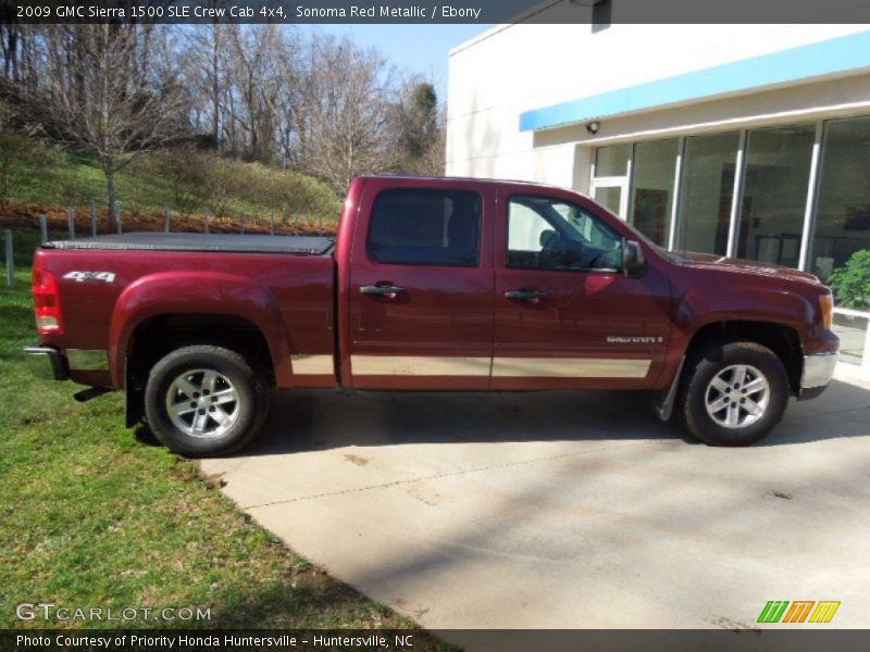  2009 Sierra 1500 SLE Crew Cab 4x4 Sonoma Red Metallic