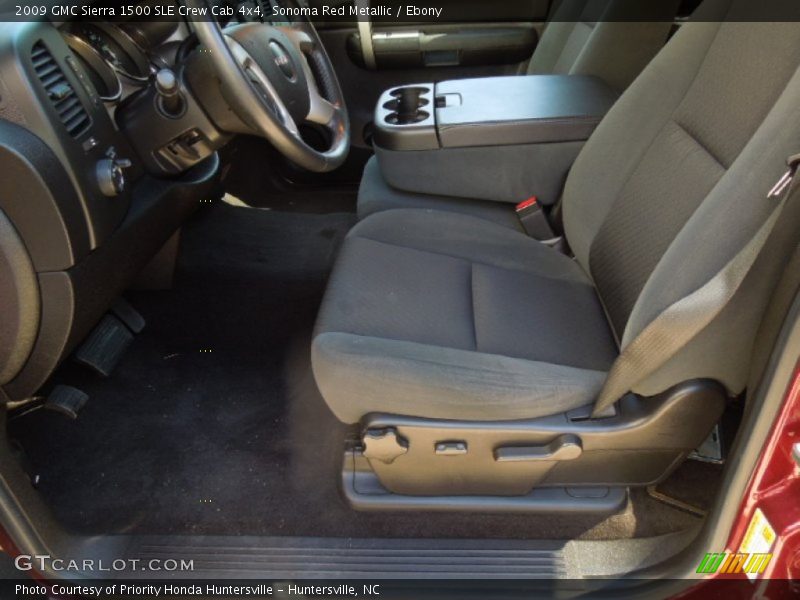 Sonoma Red Metallic / Ebony 2009 GMC Sierra 1500 SLE Crew Cab 4x4