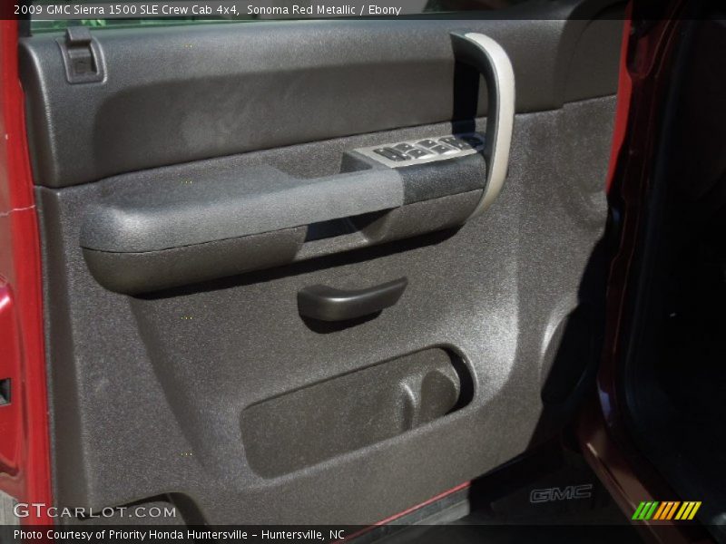 Sonoma Red Metallic / Ebony 2009 GMC Sierra 1500 SLE Crew Cab 4x4