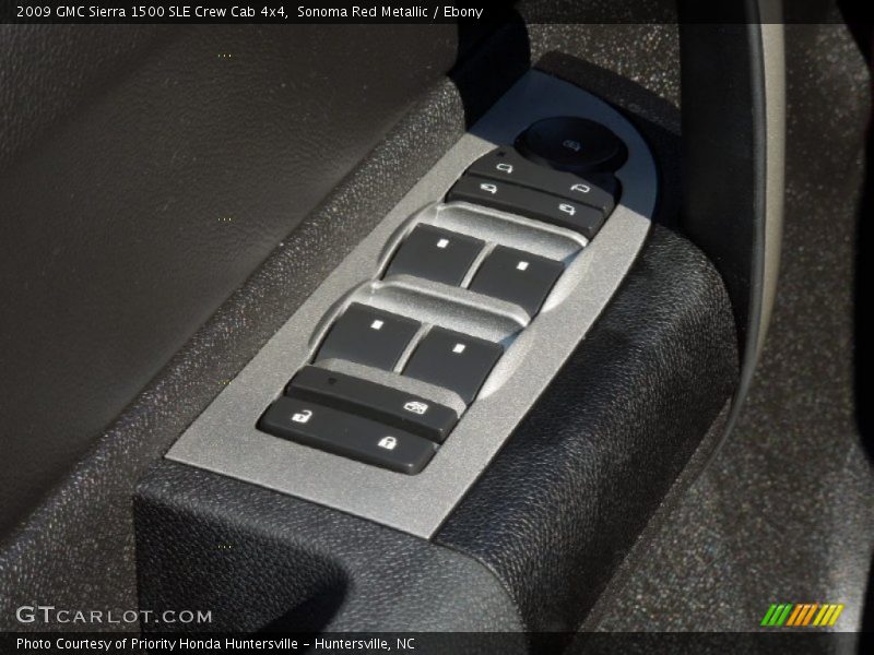 Sonoma Red Metallic / Ebony 2009 GMC Sierra 1500 SLE Crew Cab 4x4