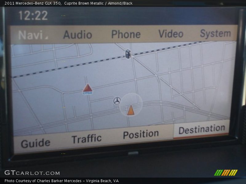 Cuprite Brown Metallic / Almond/Black 2011 Mercedes-Benz GLK 350