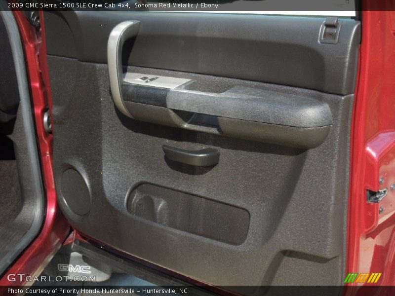 Sonoma Red Metallic / Ebony 2009 GMC Sierra 1500 SLE Crew Cab 4x4