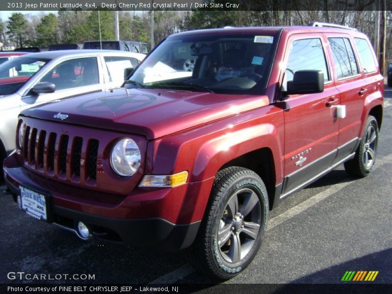 Deep Cherry Red Crystal Pearl / Dark Slate Gray 2013 Jeep Patriot Latitude 4x4
