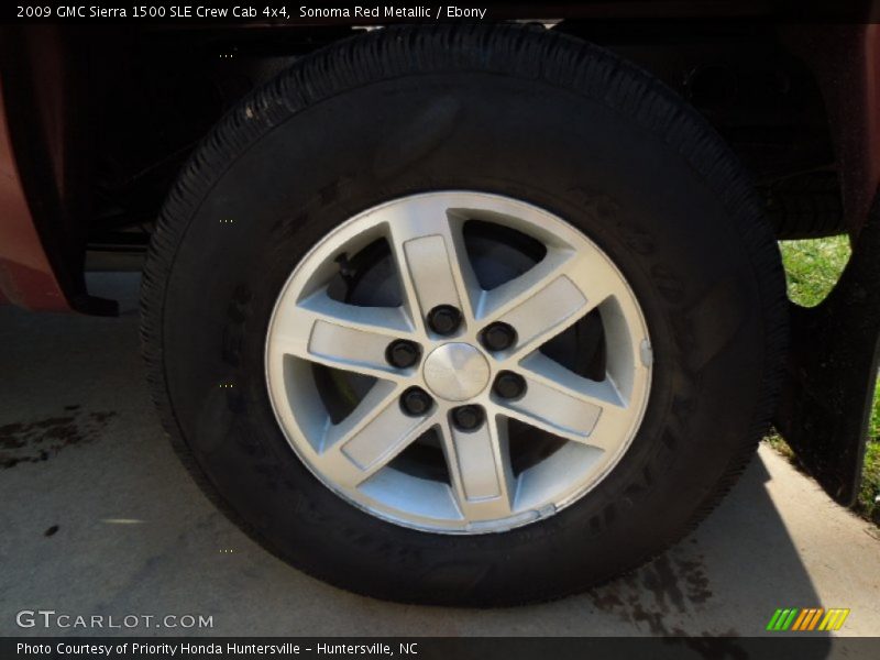 Sonoma Red Metallic / Ebony 2009 GMC Sierra 1500 SLE Crew Cab 4x4