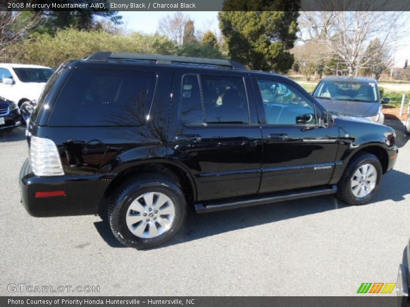 Ebony Black / Charcoal Black 2008 Mercury Mountaineer AWD