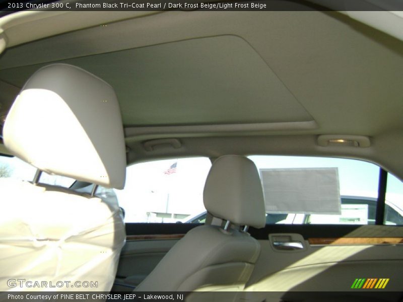 Phantom Black Tri-Coat Pearl / Dark Frost Beige/Light Frost Beige 2013 Chrysler 300 C