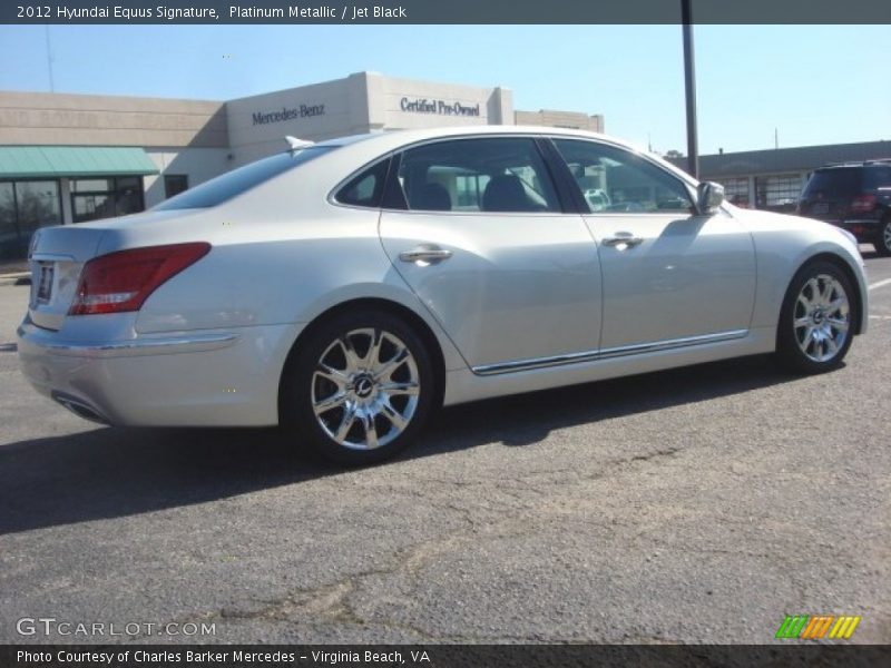 Platinum Metallic / Jet Black 2012 Hyundai Equus Signature