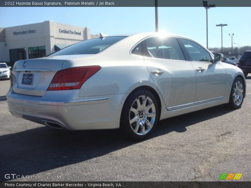Platinum Metallic / Jet Black 2012 Hyundai Equus Signature