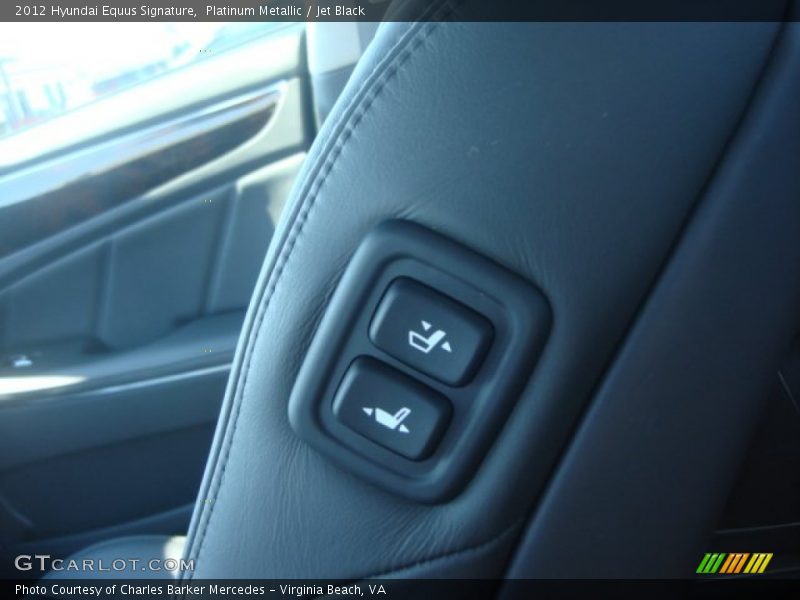 Platinum Metallic / Jet Black 2012 Hyundai Equus Signature