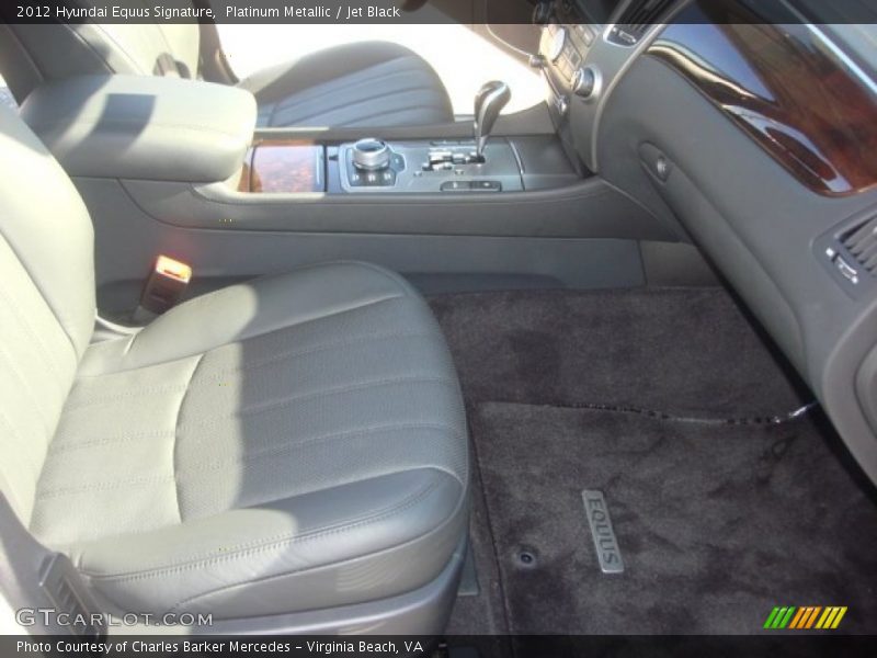 Platinum Metallic / Jet Black 2012 Hyundai Equus Signature