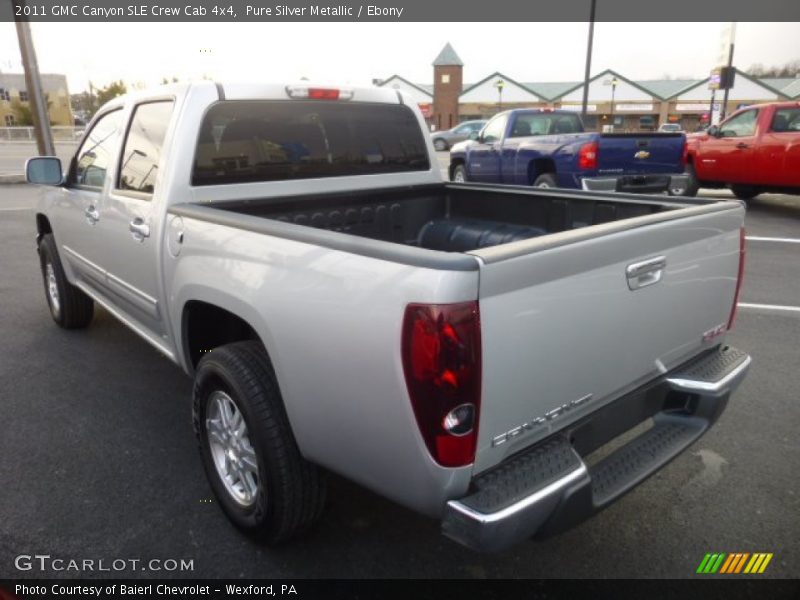 Pure Silver Metallic / Ebony 2011 GMC Canyon SLE Crew Cab 4x4