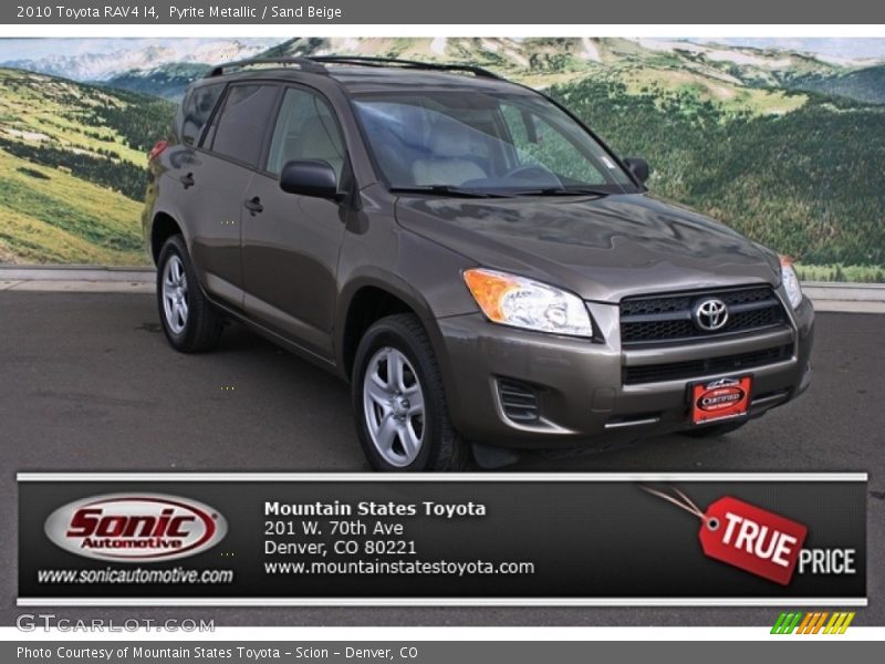 Pyrite Metallic / Sand Beige 2010 Toyota RAV4 I4