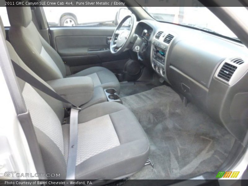 Pure Silver Metallic / Ebony 2011 GMC Canyon SLE Crew Cab 4x4