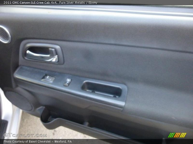 Pure Silver Metallic / Ebony 2011 GMC Canyon SLE Crew Cab 4x4