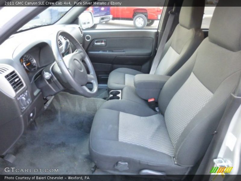 Front Seat of 2011 Canyon SLE Crew Cab 4x4