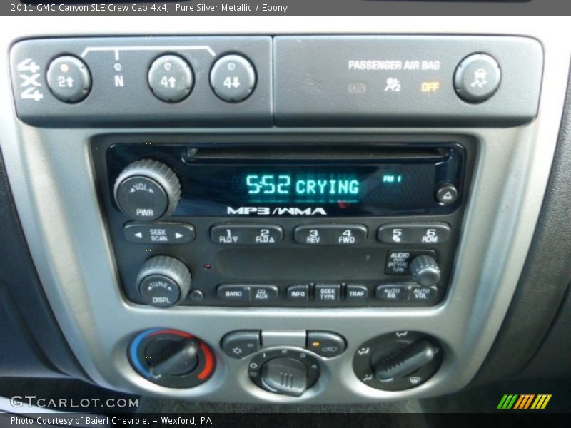 Audio System of 2011 Canyon SLE Crew Cab 4x4