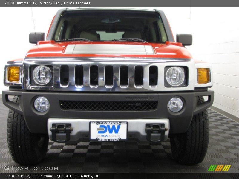Victory Red / Light Cashmere 2008 Hummer H3