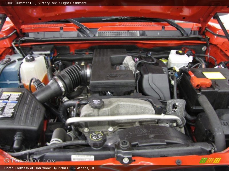 Victory Red / Light Cashmere 2008 Hummer H3